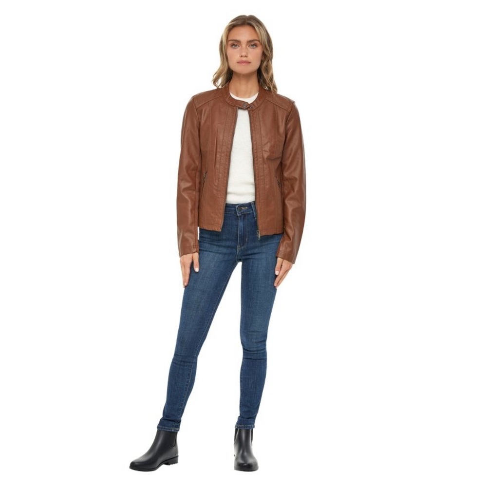 Faux Leather Jacket